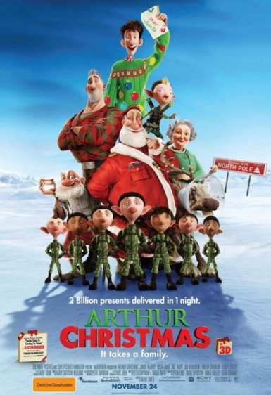 Arthur Christmas 3D, James McAvoy